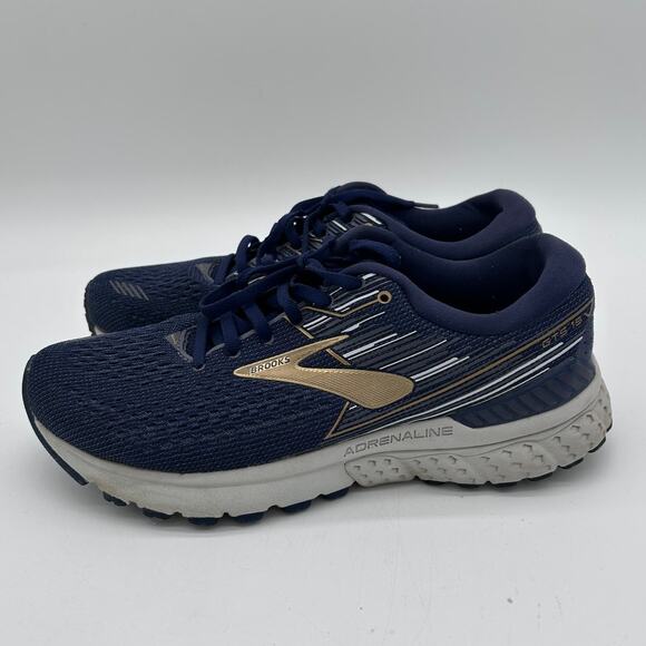 Brooks Adrenaline Navy Athletic Shoes - Picture 2 of 6